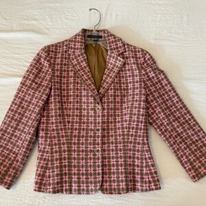 Express Blazer, Pink & Tan, Size 4